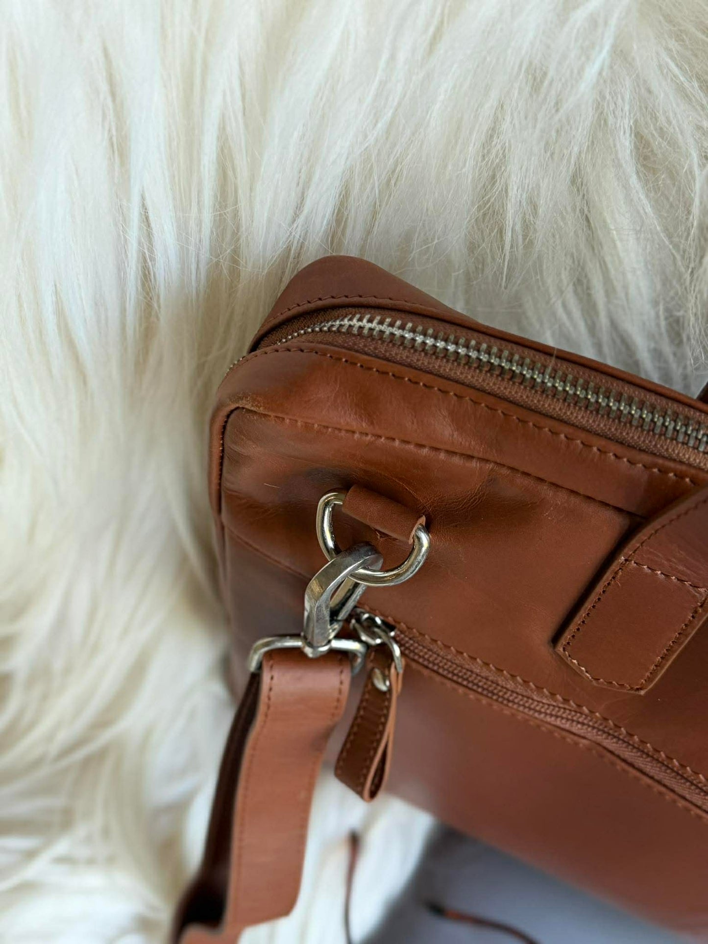 Laptoptaske - LUND New Cognac
