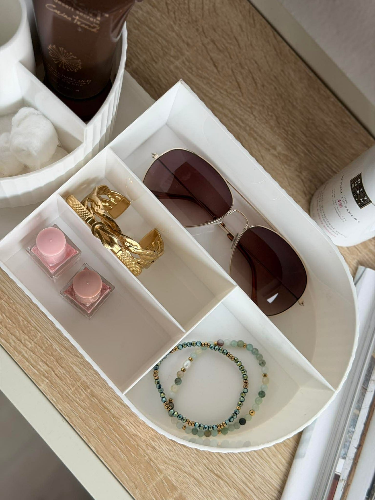 Makeup organiser 9 rum og drejefunktion