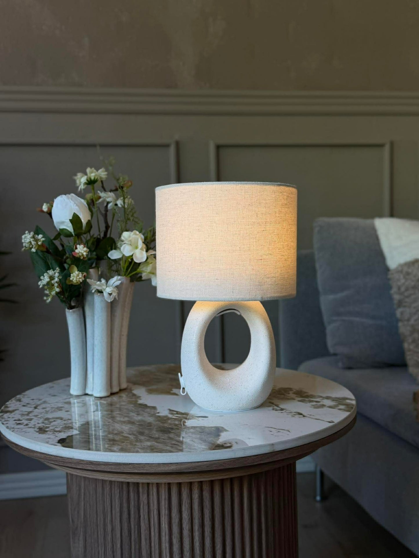 Bordlampe genopladelig med touch