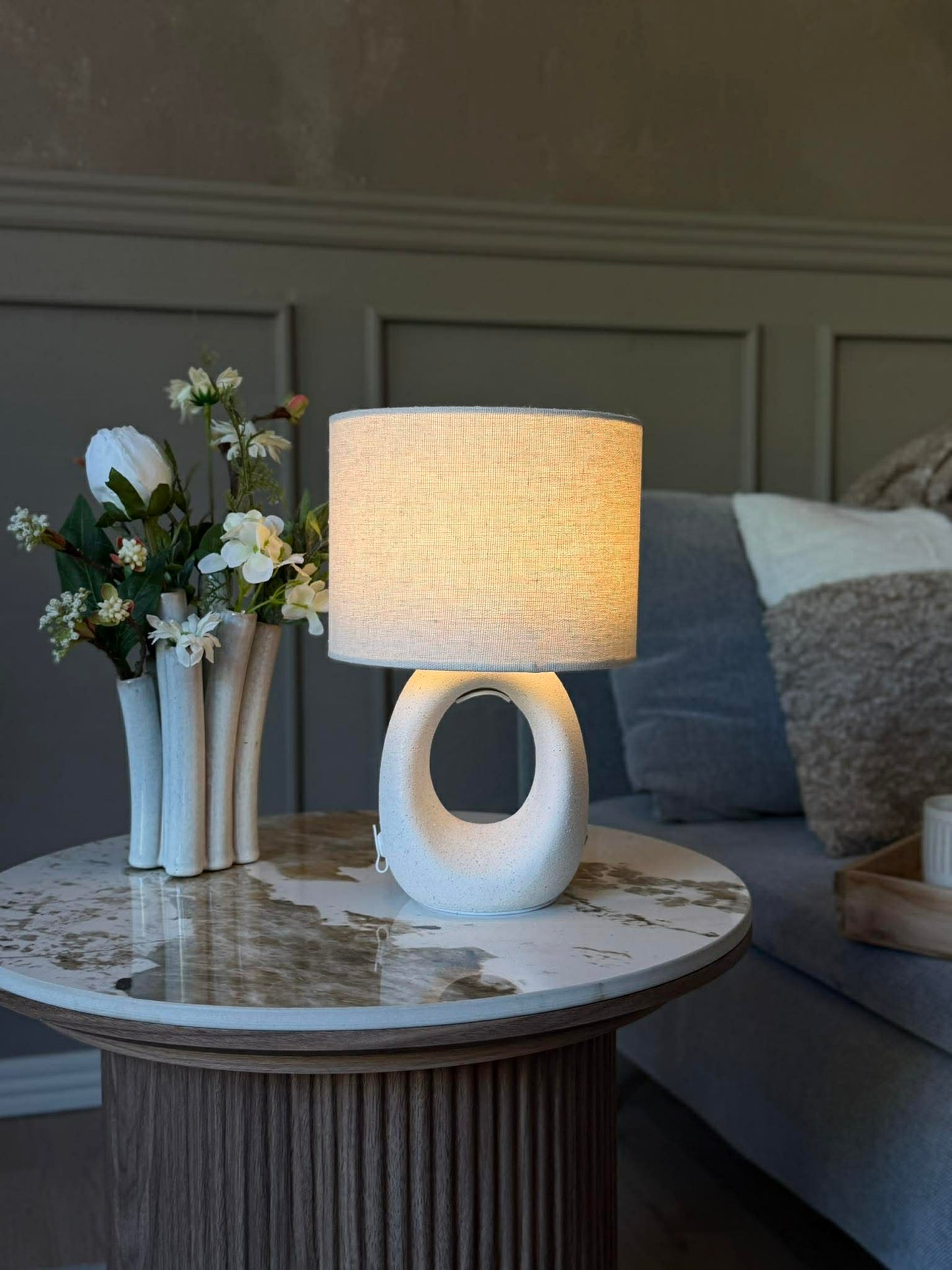 Bordlampe genopladelig med touch