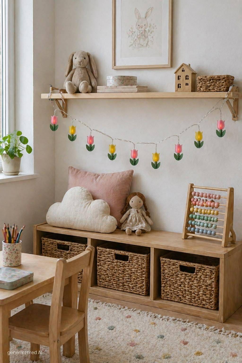 LED Lyskæde - Blomster