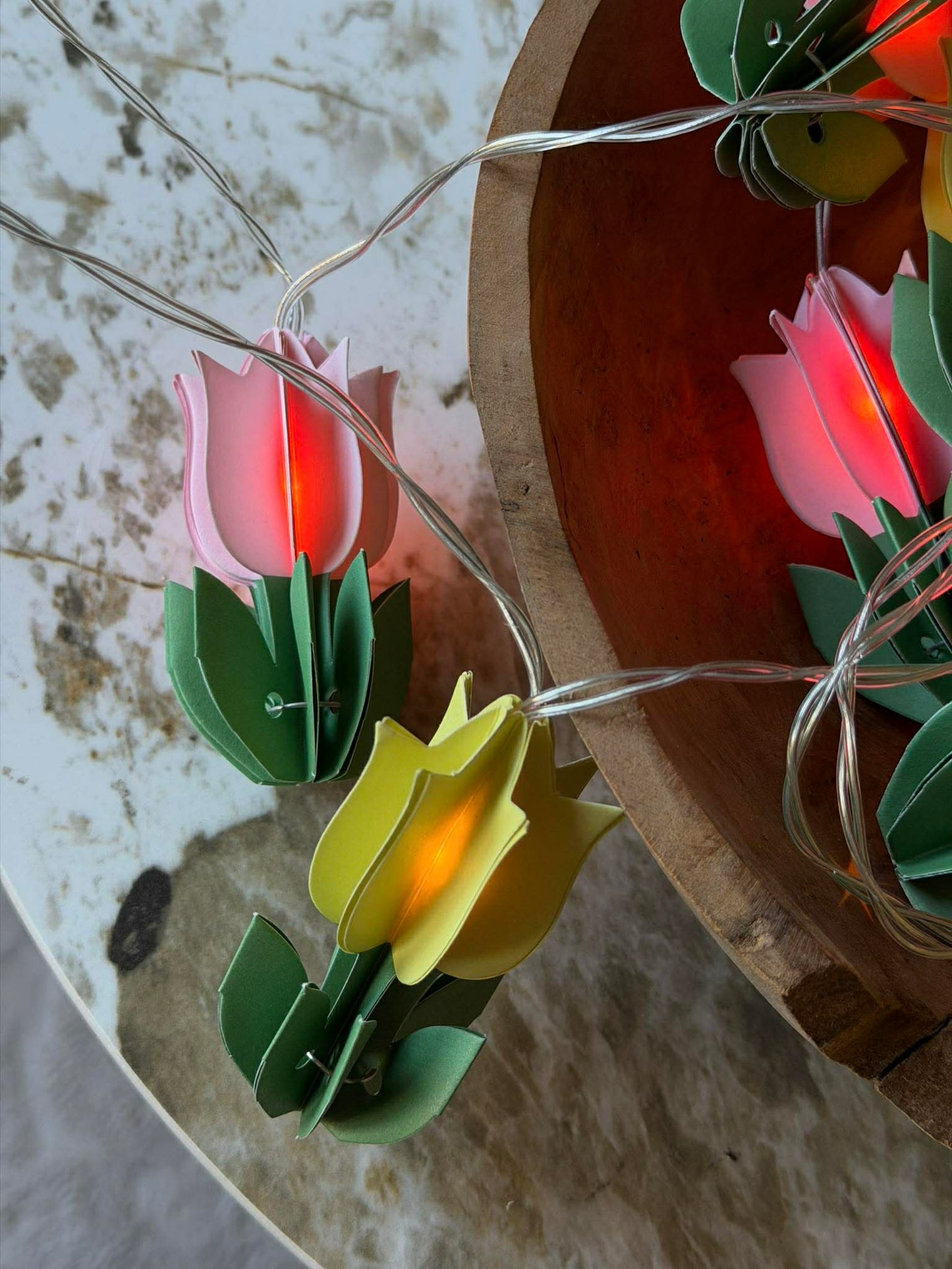 LED Lyskæde - Blomster