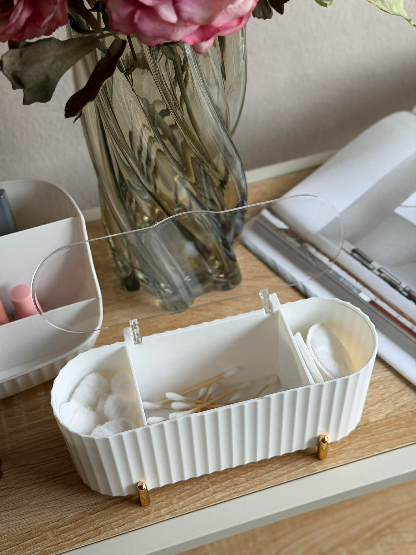 Makeup organiser - Hvid