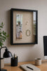 3D ramme/opslagstavle - Sort