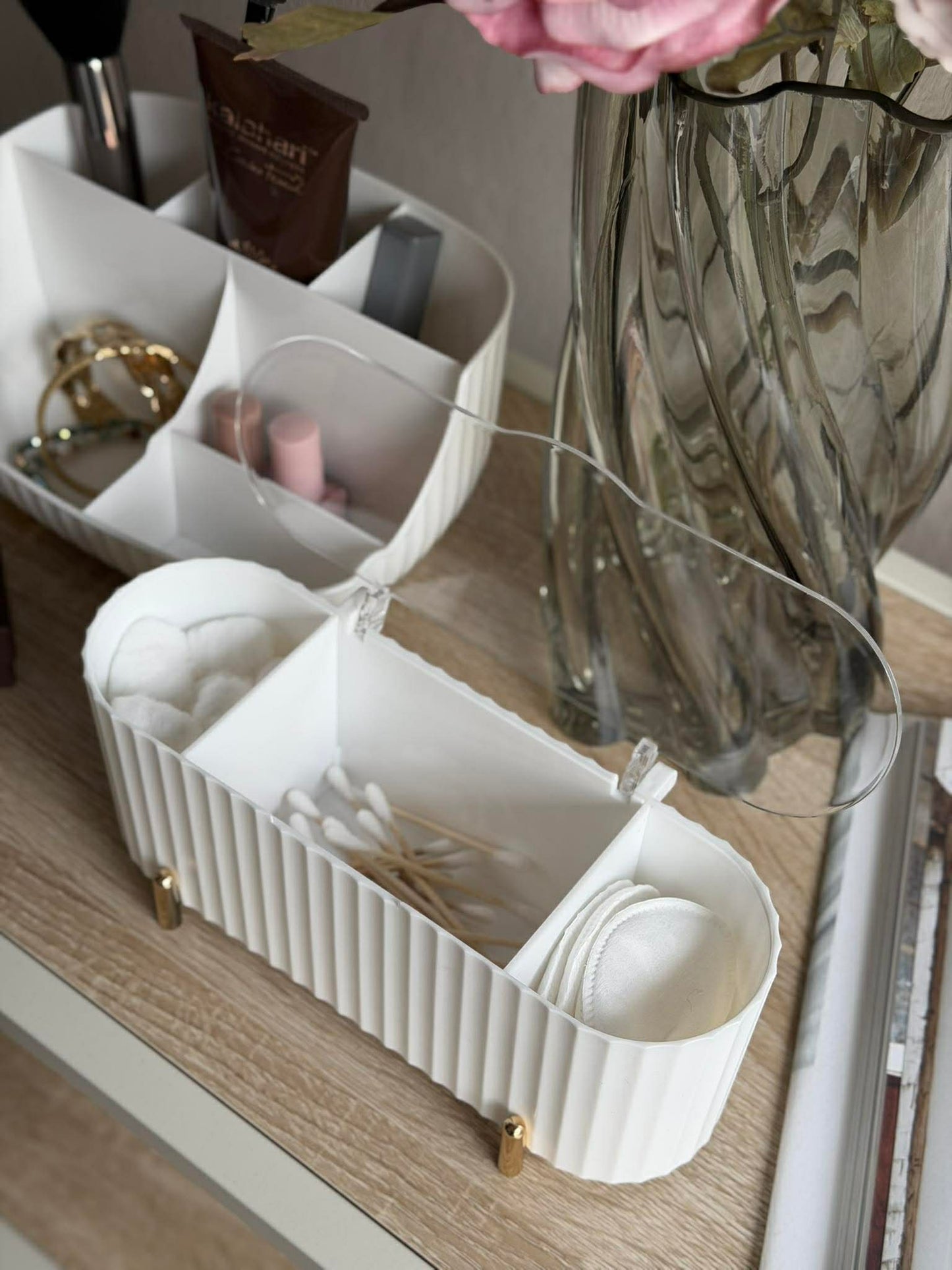 Makeup organiser - Hvid