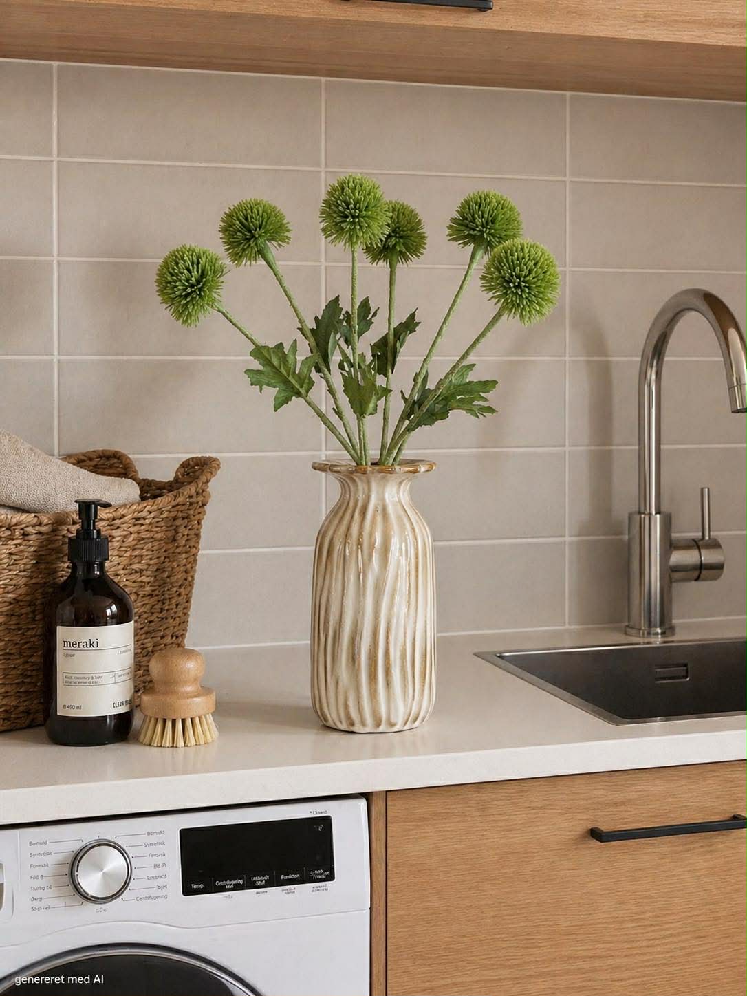 Blomsterstilke i bundt - Lime
