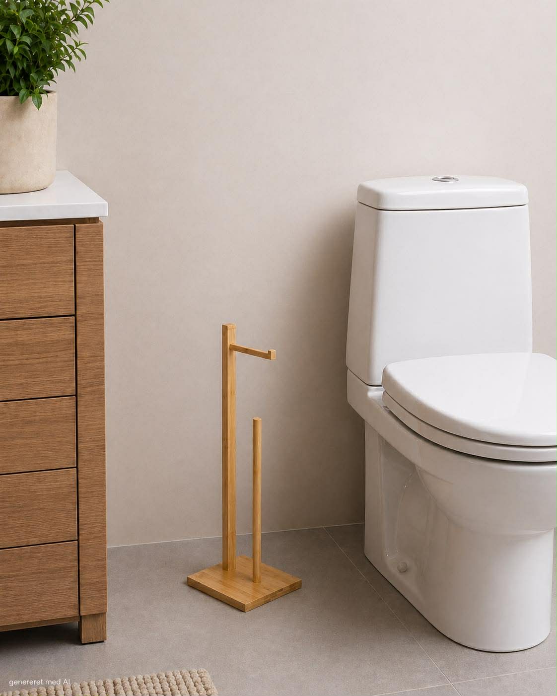 Toiletrulleholder Bambus