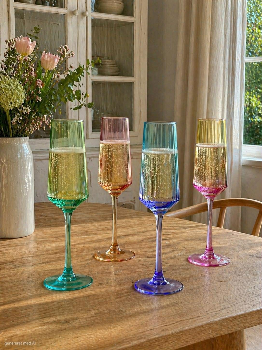 Champagneglas Aurora - Color MIX