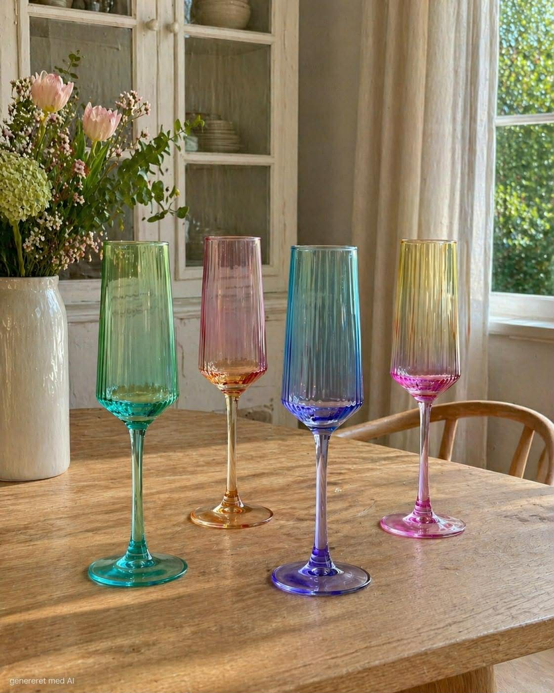 Champagneglas Aurora - Color MIX