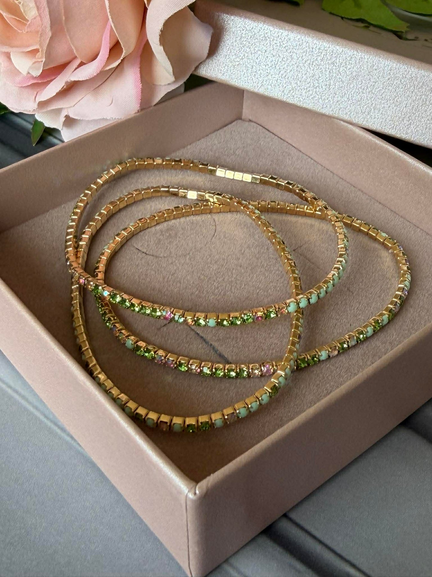 Armbånd Elare Sæt/3 - Pistachio
