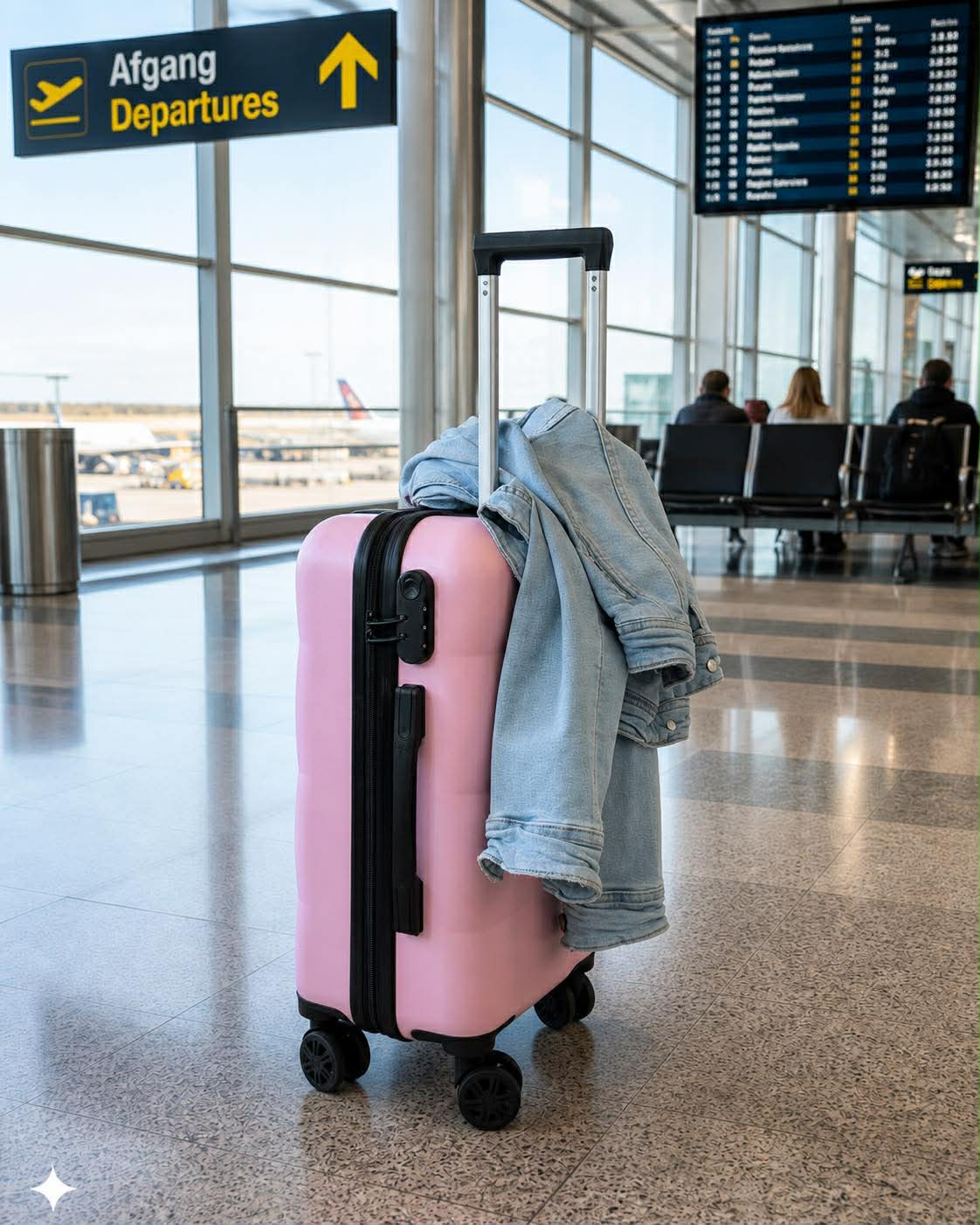 Kuffert Trolley - Rosa