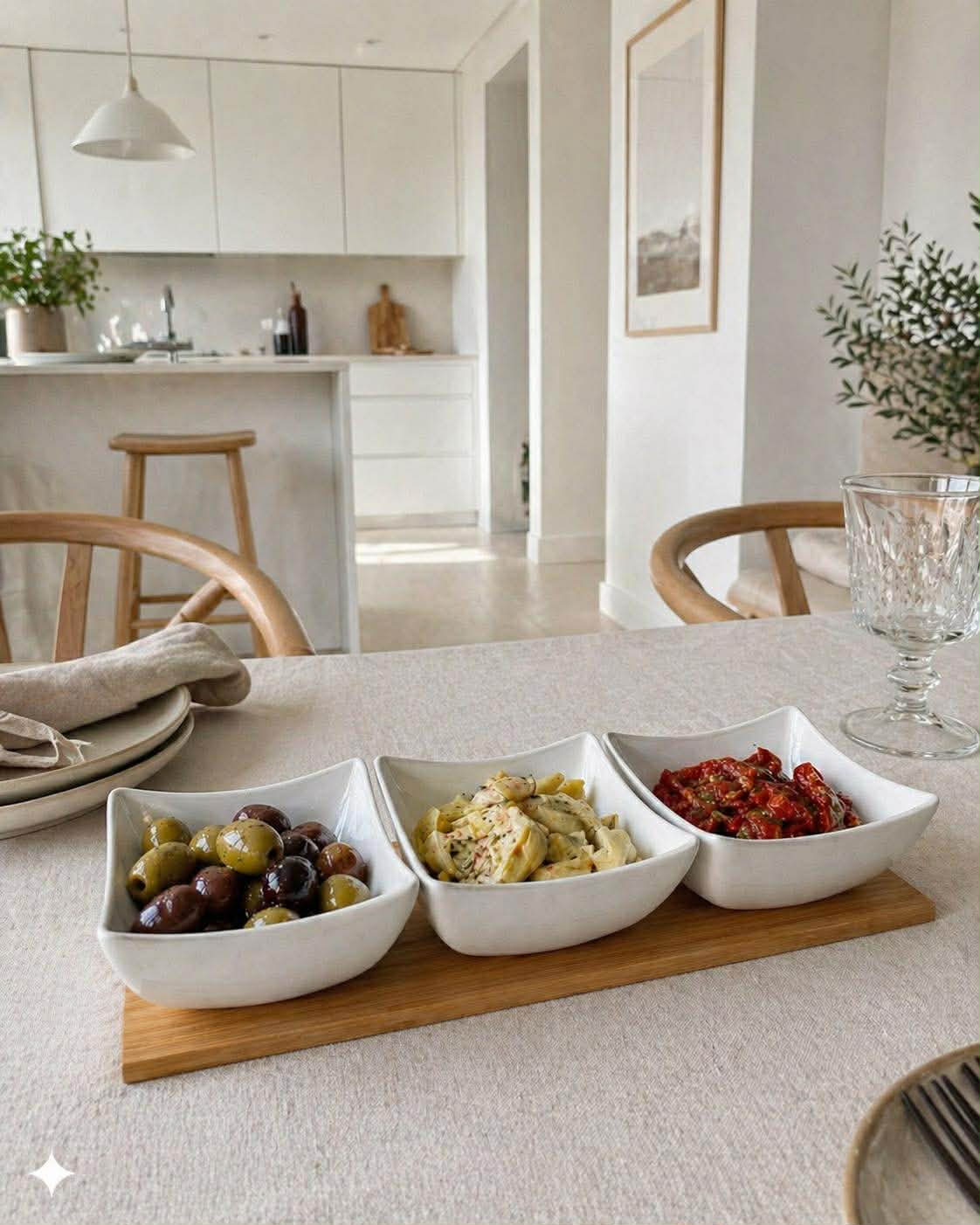 Tapas sæt med 3 dele