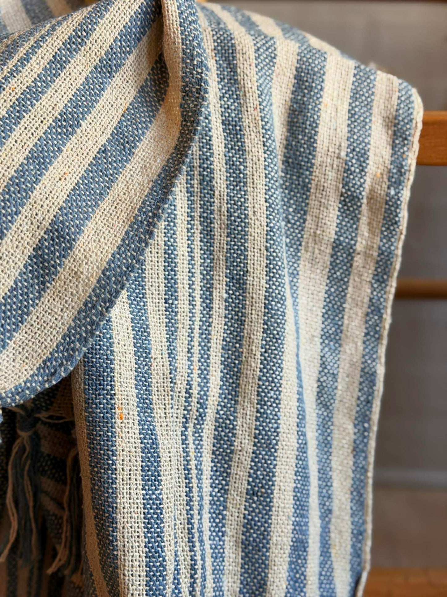 Plaid SKAGEN - Blå strib