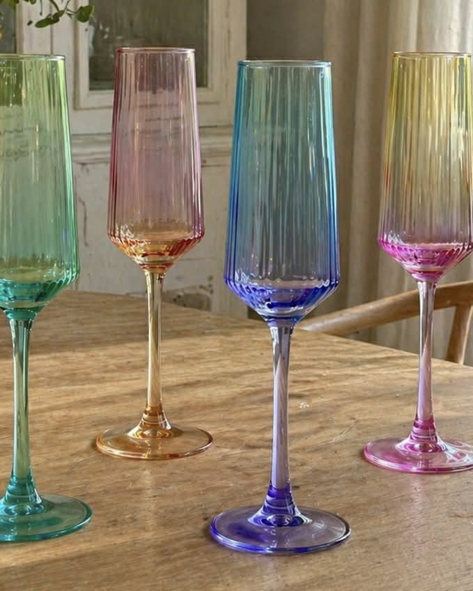 Champagneglas Aurora - Color MIX