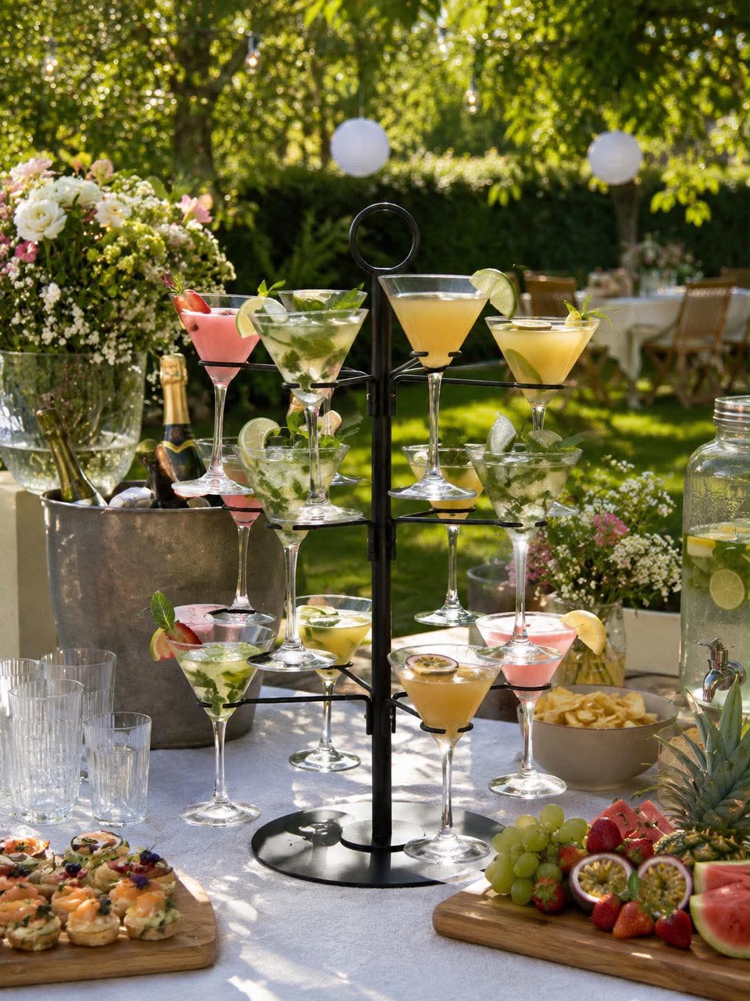 Opsats til drinks og dessert