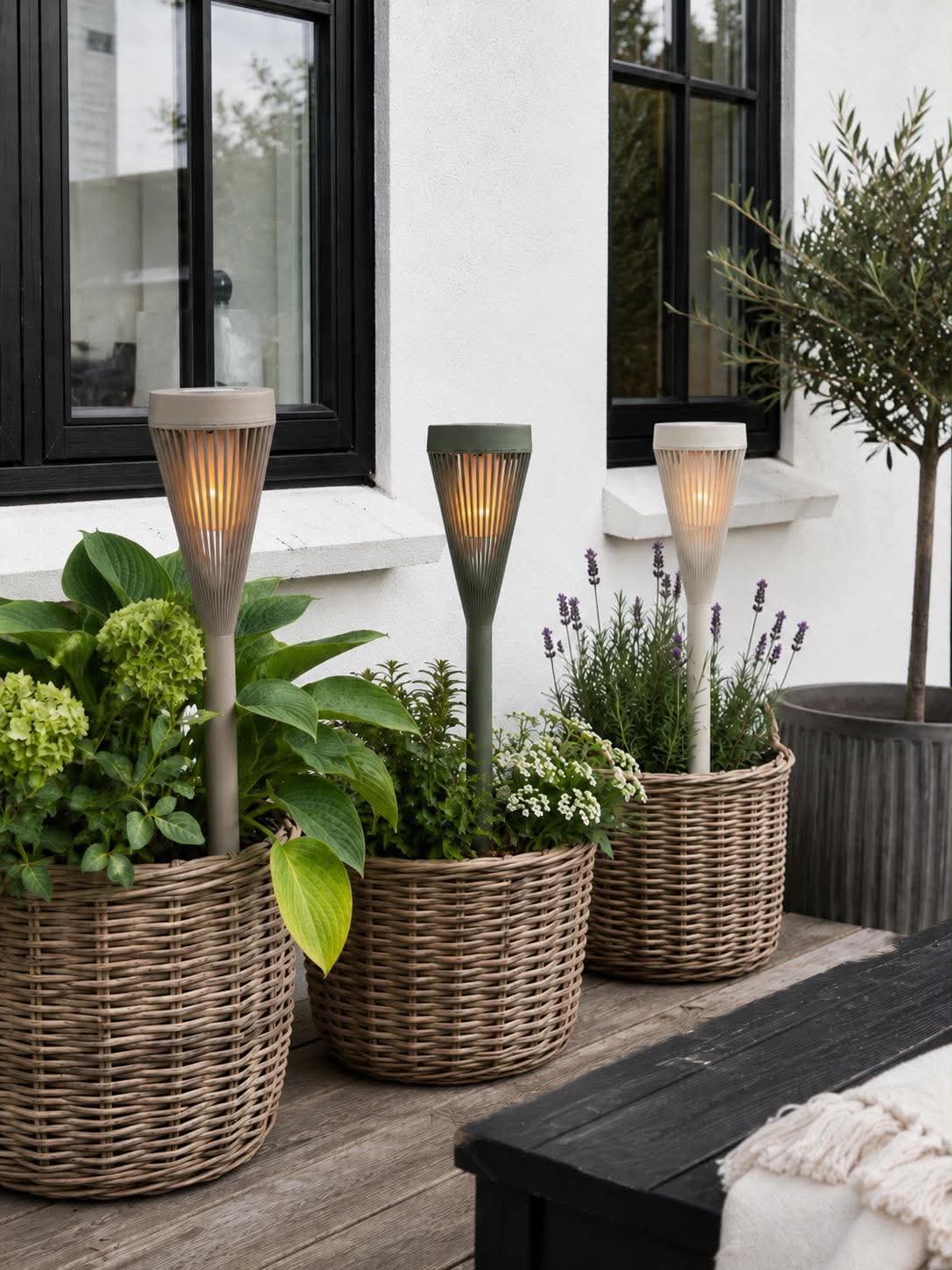 Fakkel Emily solar 46 cm - Flere farver