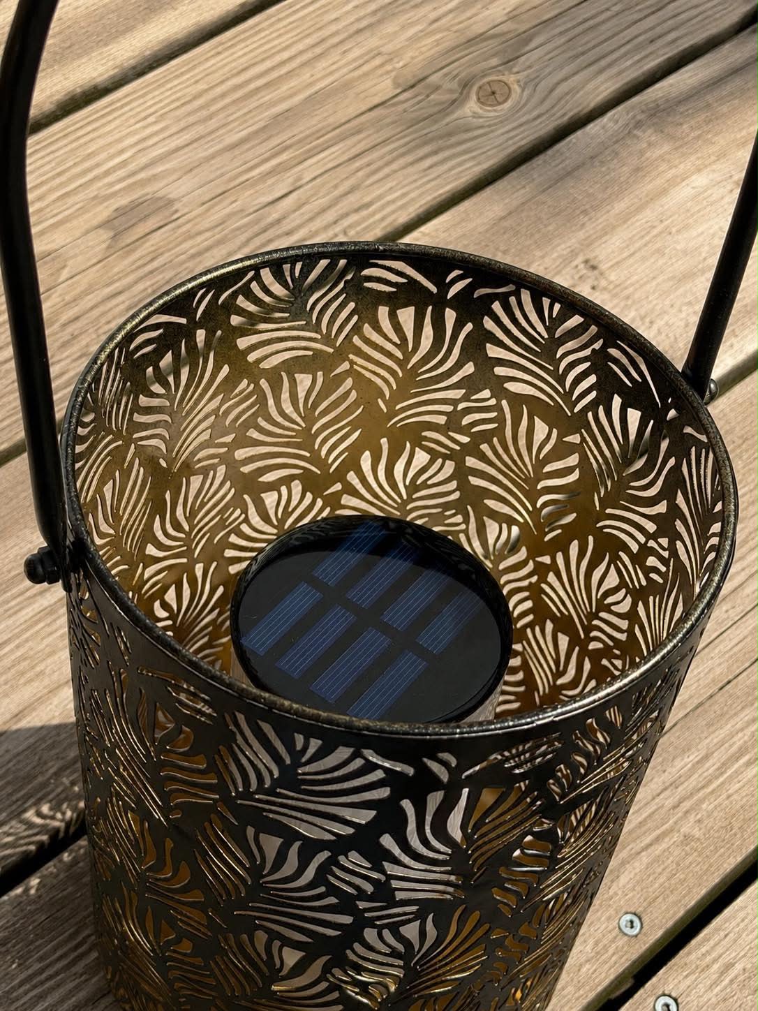 Lanterne Flower Cut Solar