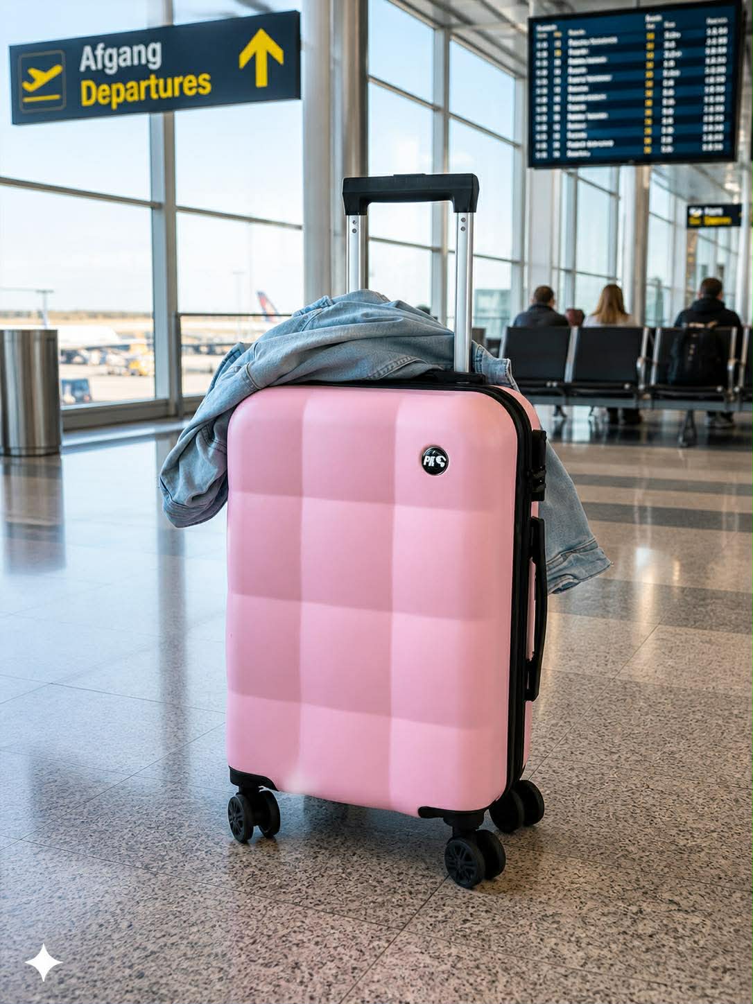 Kuffert Trolley - Rosa