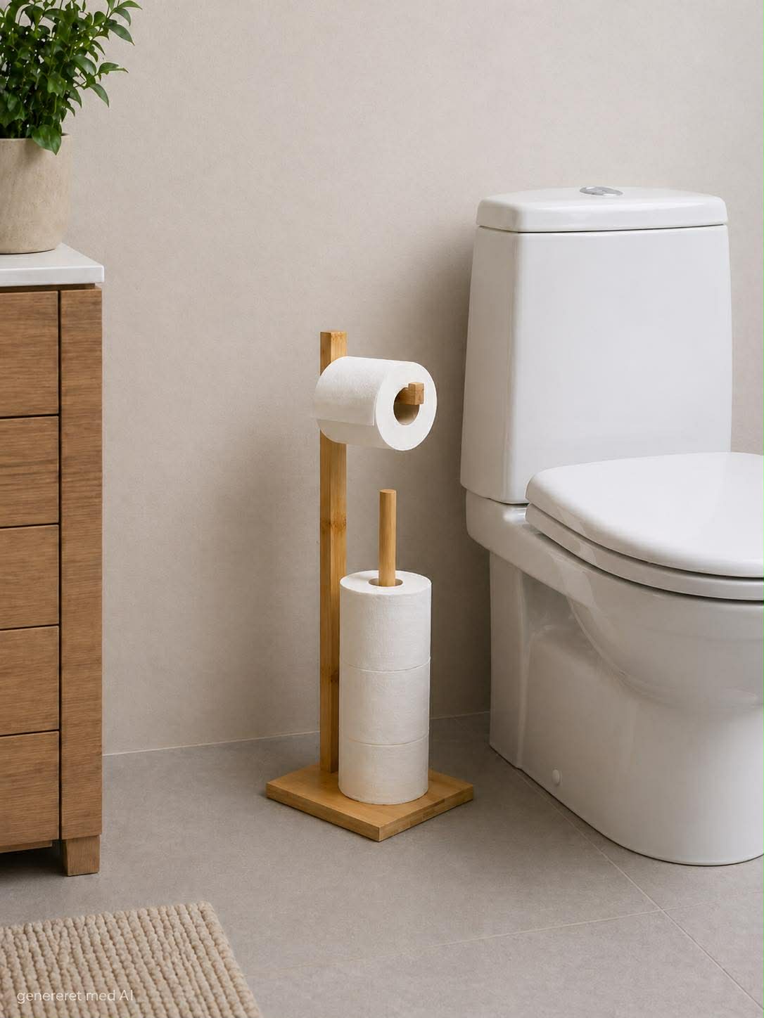 Toiletrulleholder Bambus