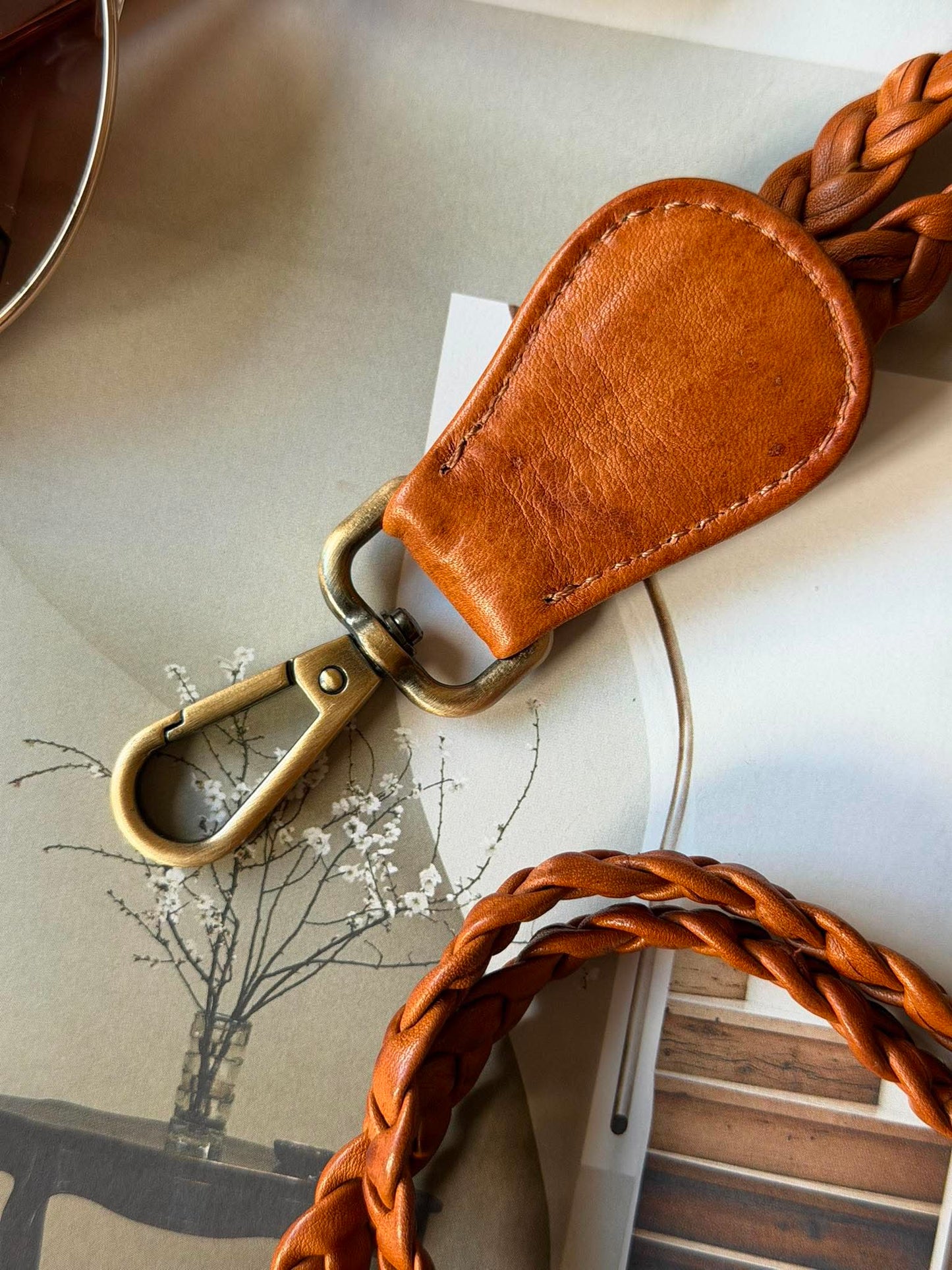Nøglesnor - MIKO cognac washed