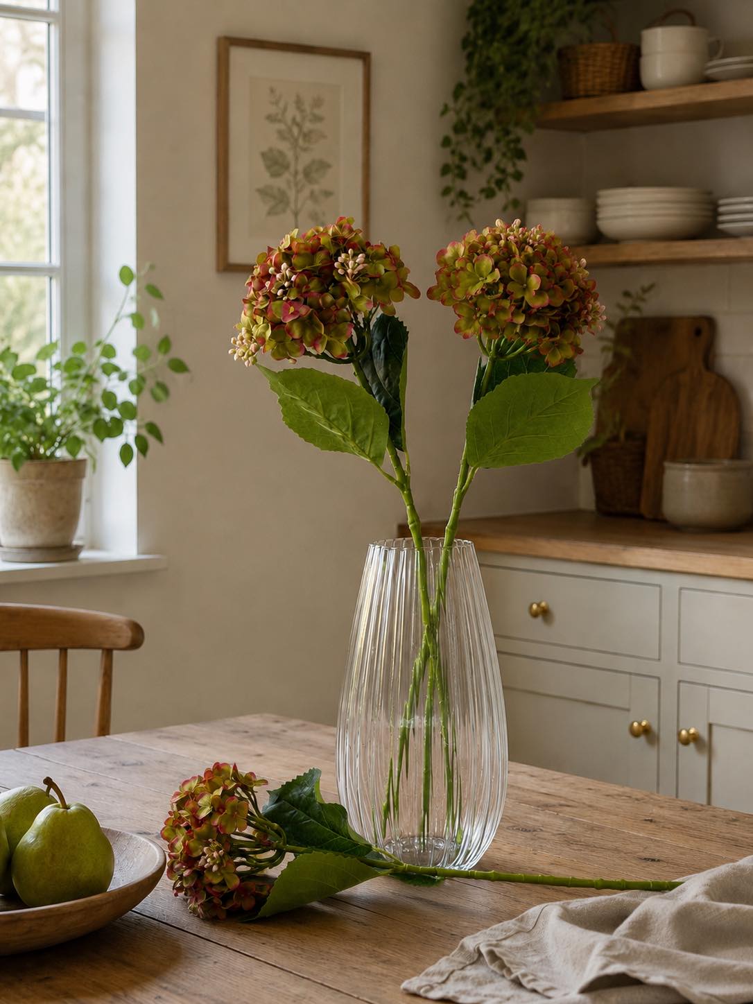 Hortensia grøn - 48 cm