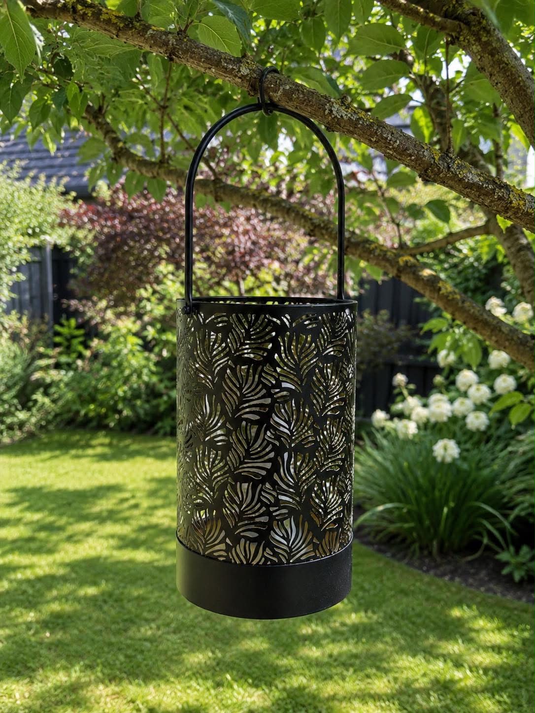Lanterne Flower Cut Solar