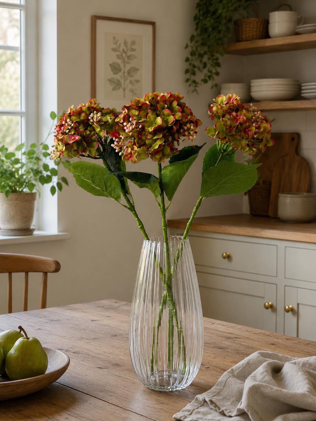 Hortensia grøn - 48 cm