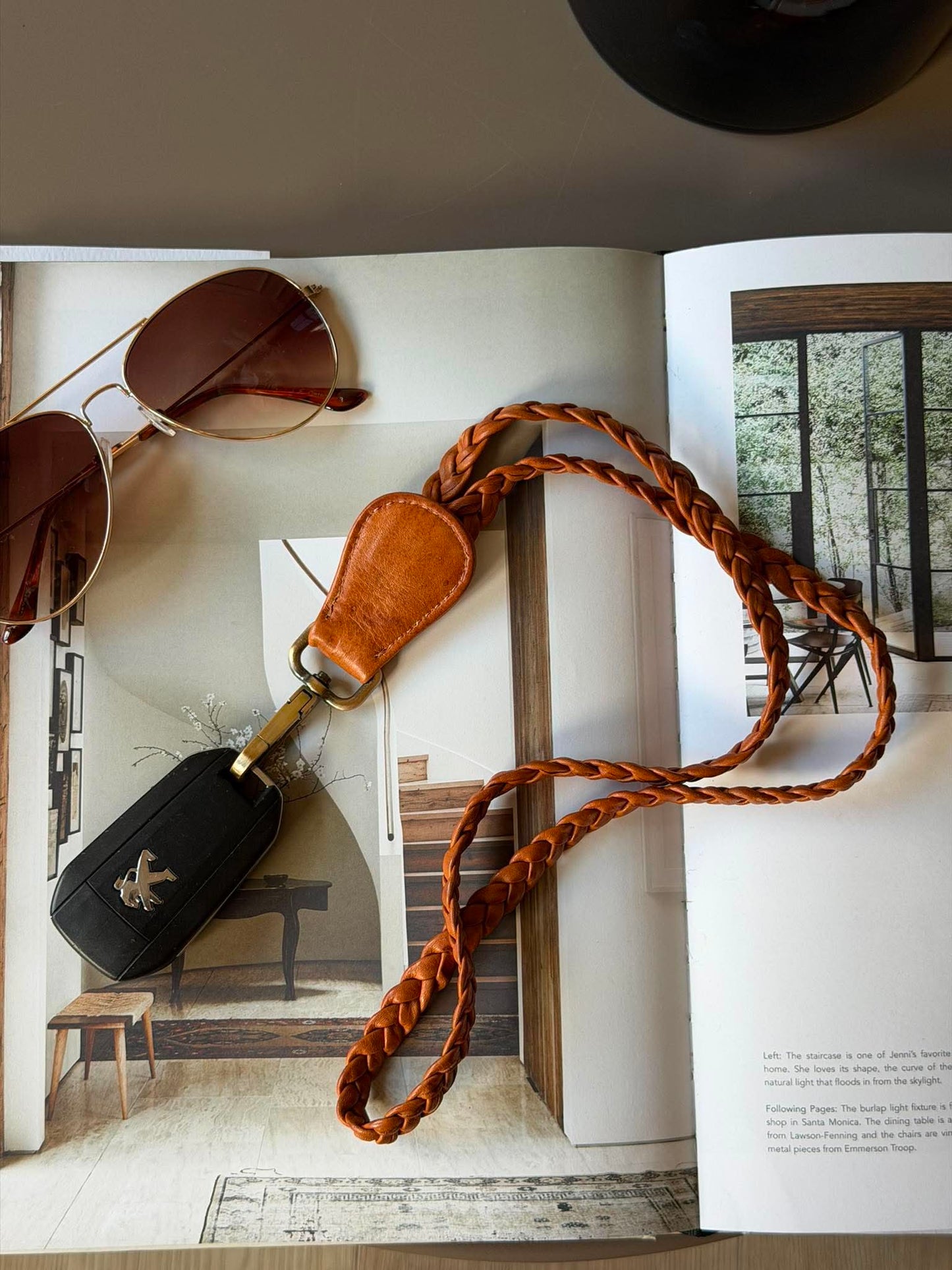 Nøglesnor - MIKO cognac washed