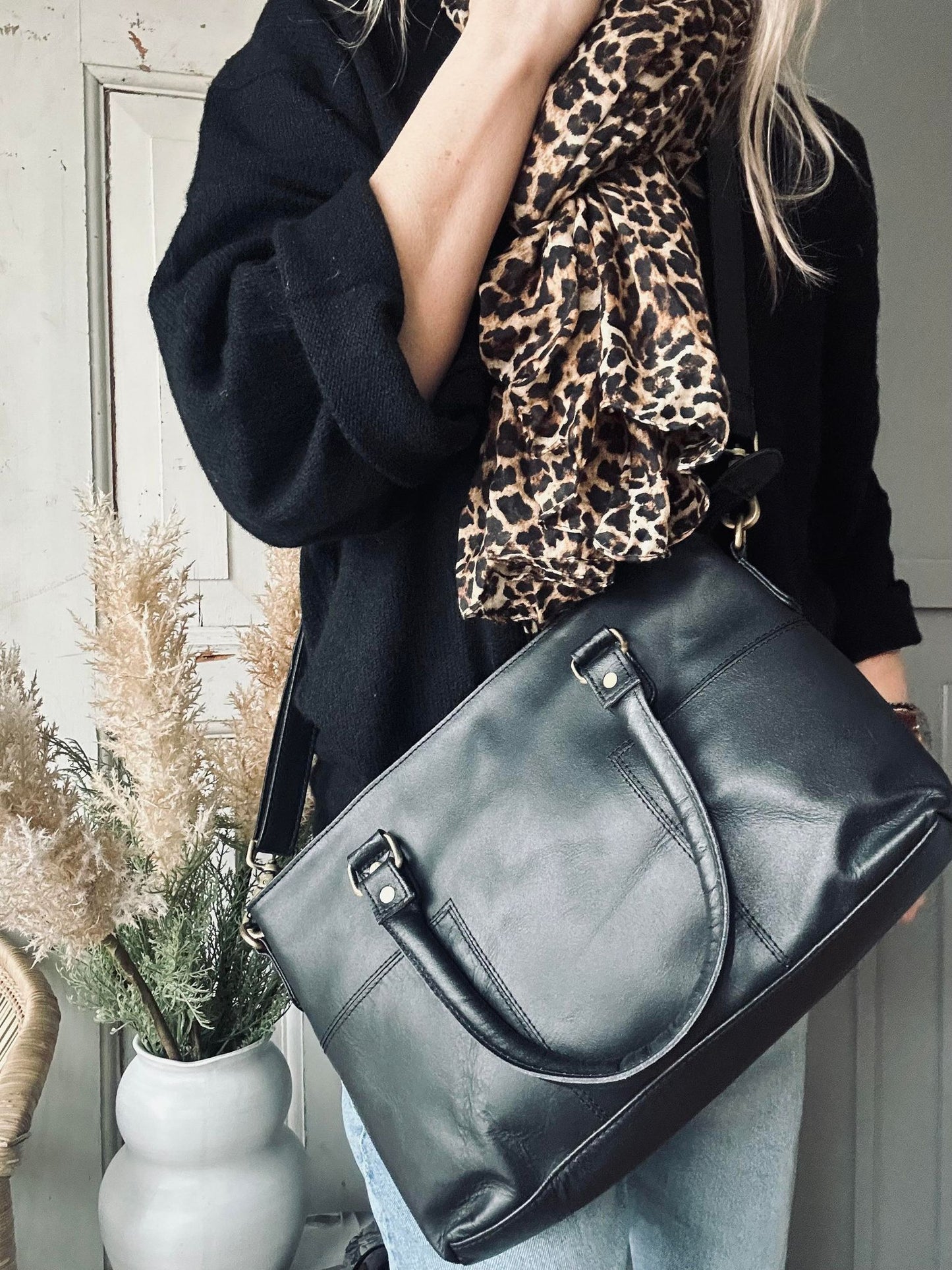 Shopper / arbejdstaske Tessa - Black