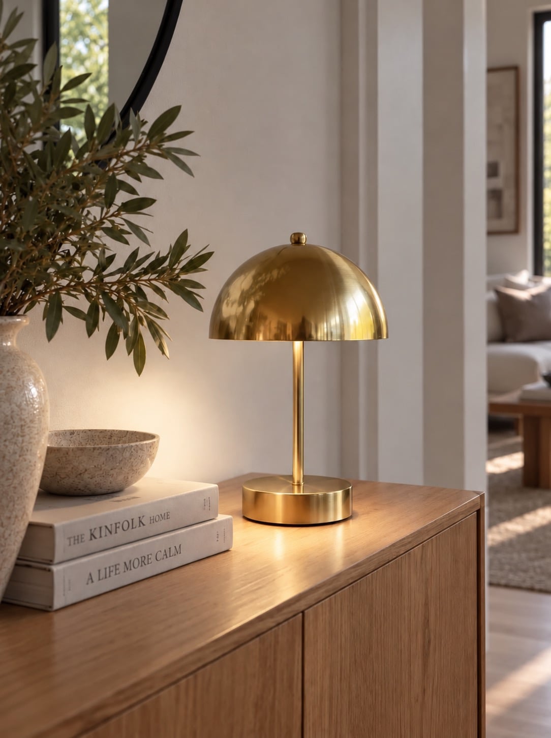 Bordlampe Golden - flere størrelser