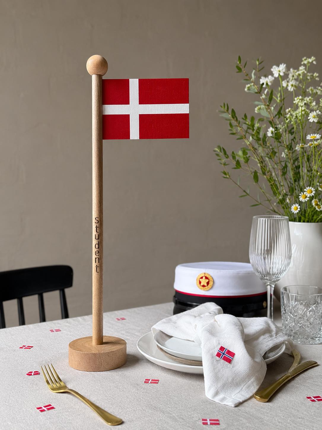Flag Student wood - Flere størrelser