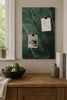 Tavle magnetisk 40x60 - Green marmor look