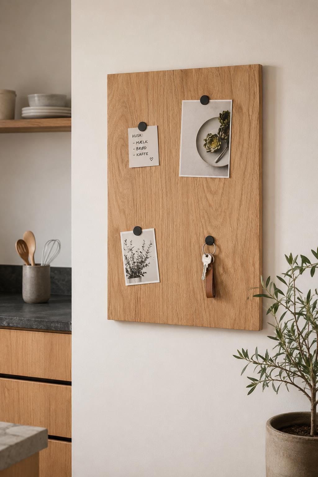 Tavle magnetisk 60x90 - Wood