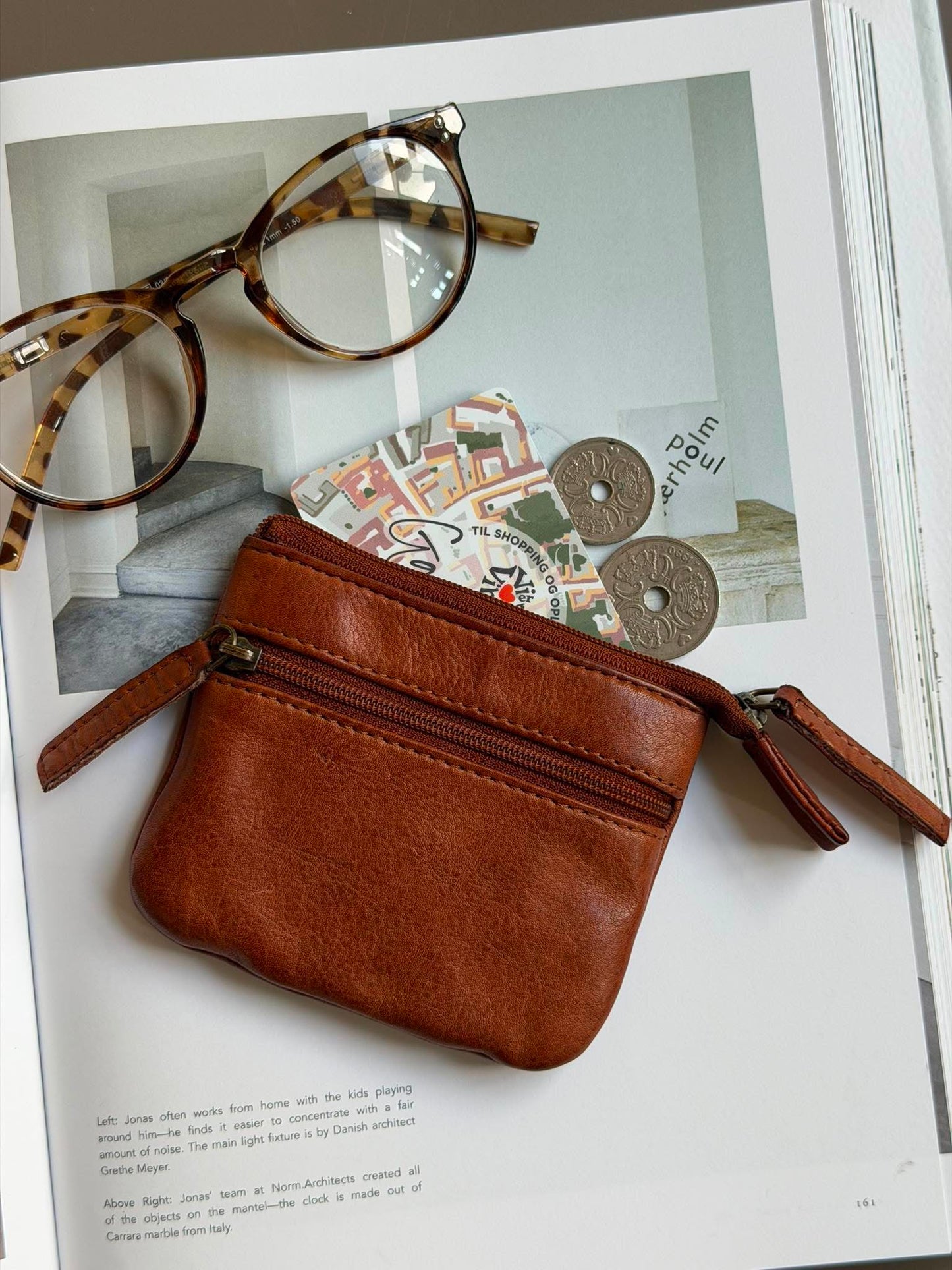 Pung - washed dark cognac