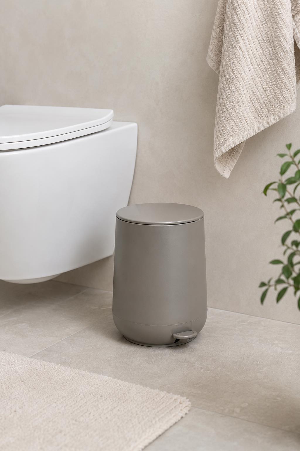 Toiletspand 5 liter - Brun