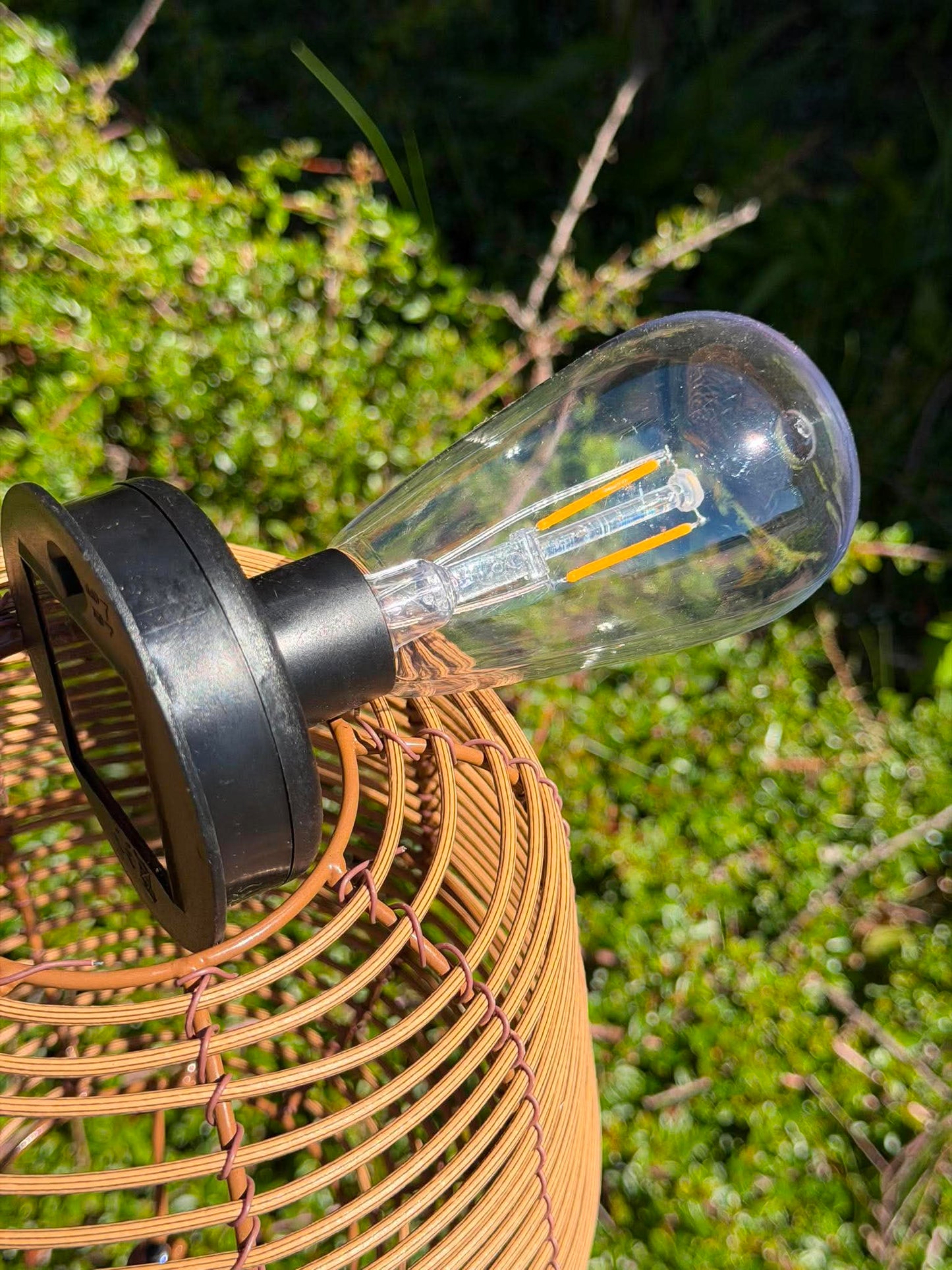 Lanterne på spyd 79 cm - Flere farver