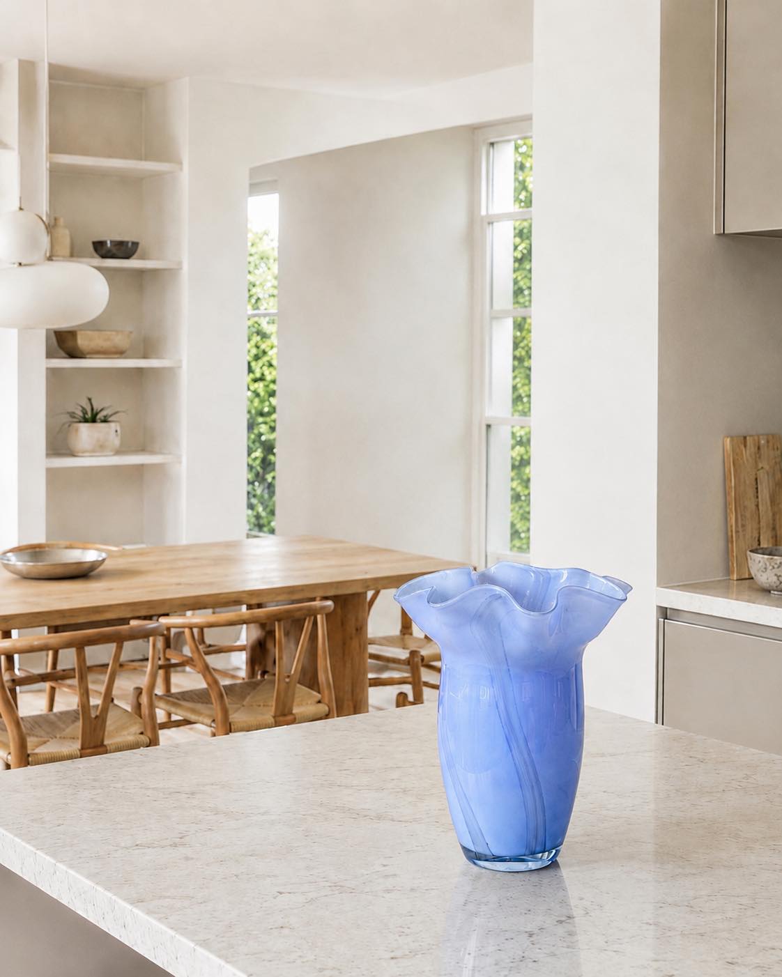 Vase Summer blue