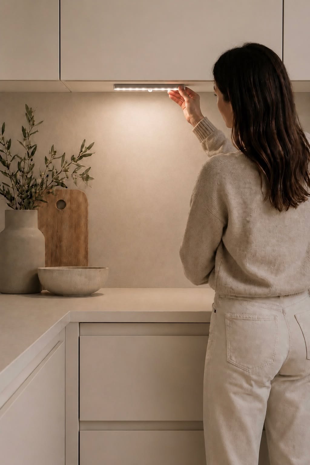 LED skabslampe med sensor