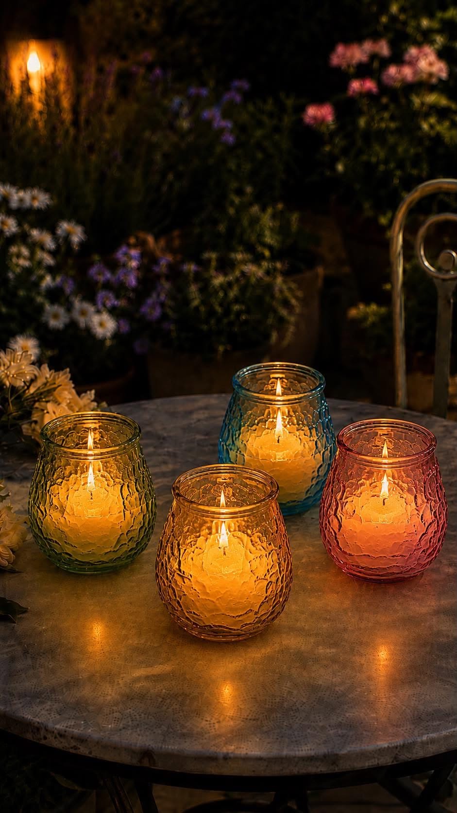 Stearinlys CITRONELLA – Color Mix