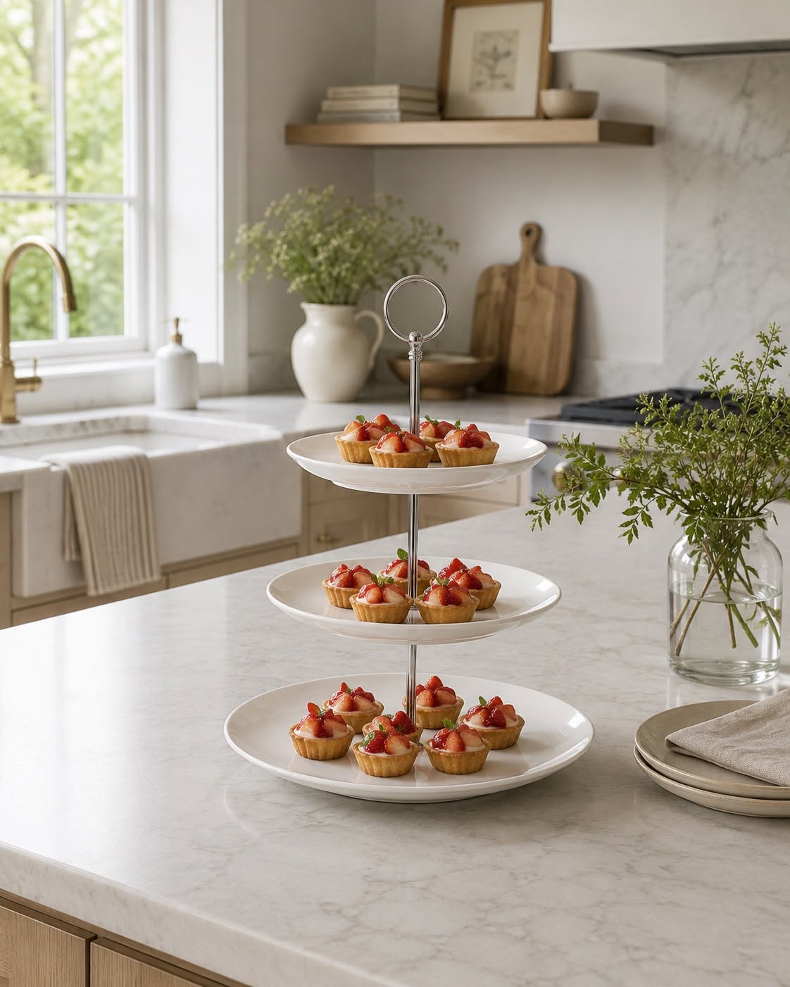 Opsats Porcelæn - 3 etager
