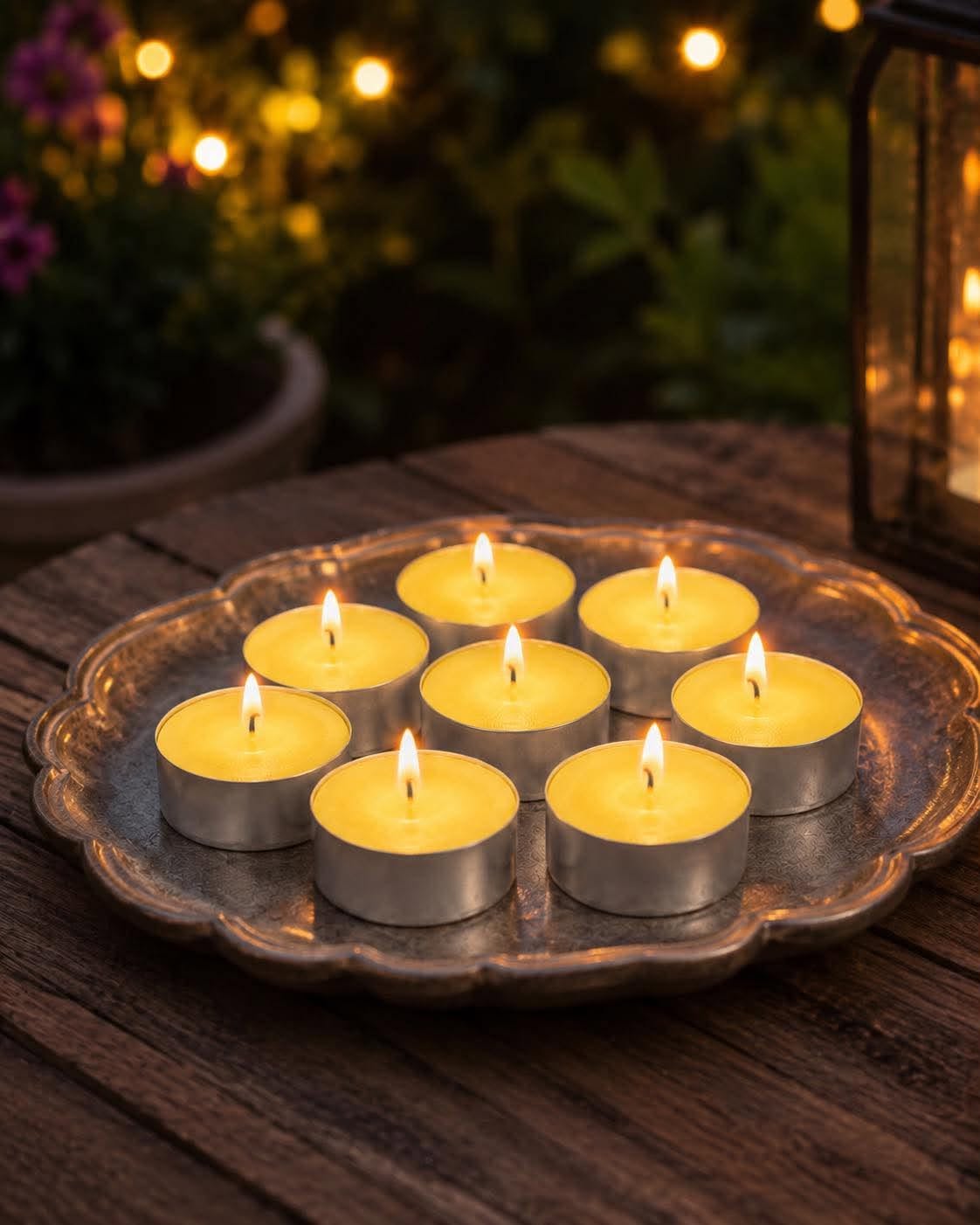 Citronella fyrfadslys 8 stk