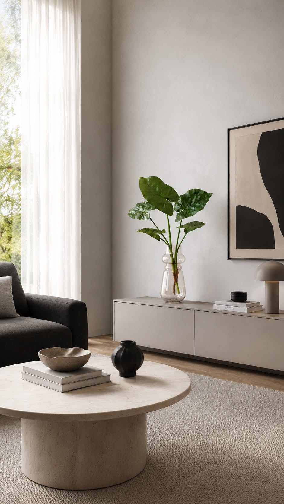 Plante Alocasia Big H:79 cm Grøn