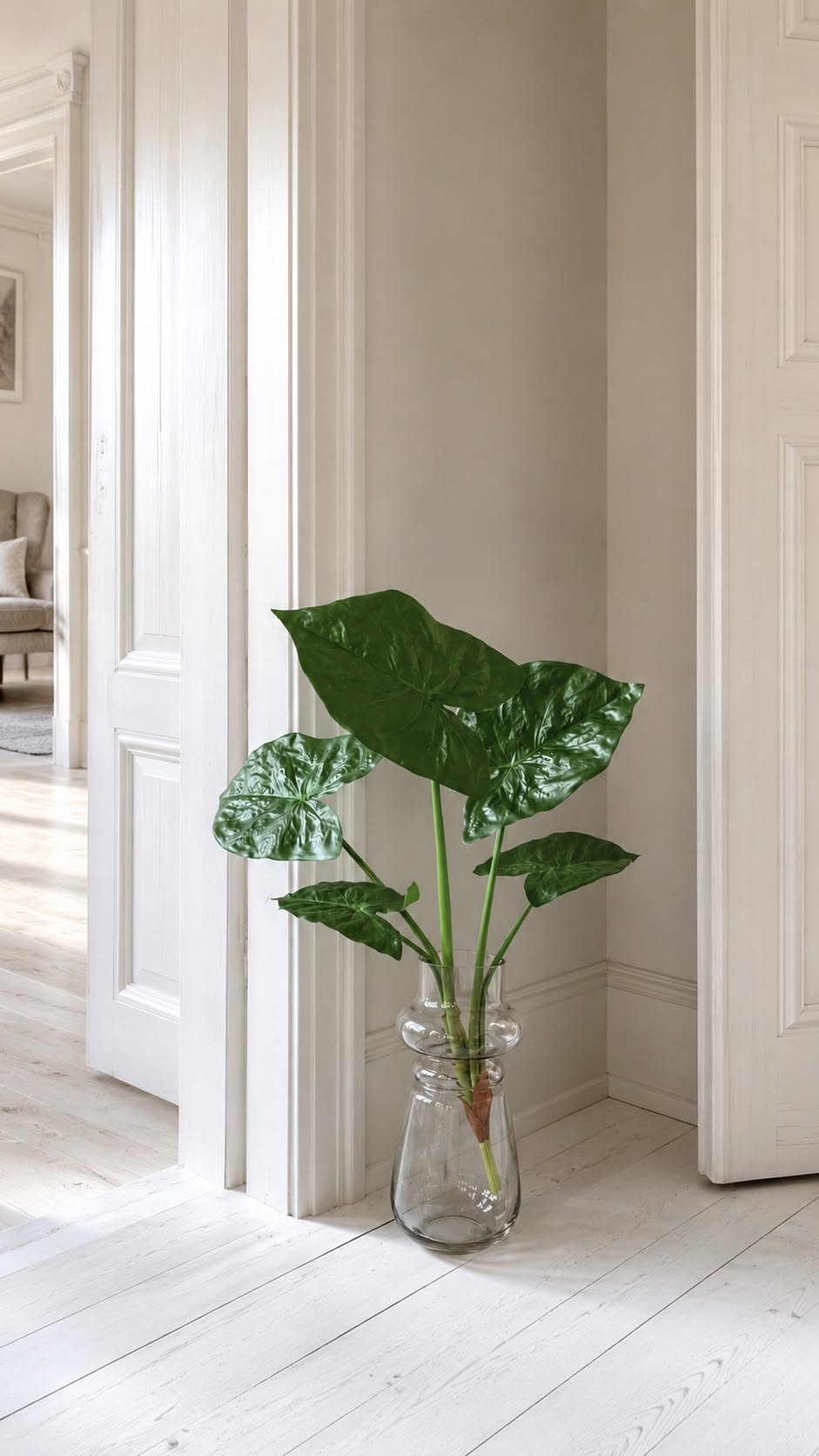Plante Alocasia Big H:79 cm Grøn
