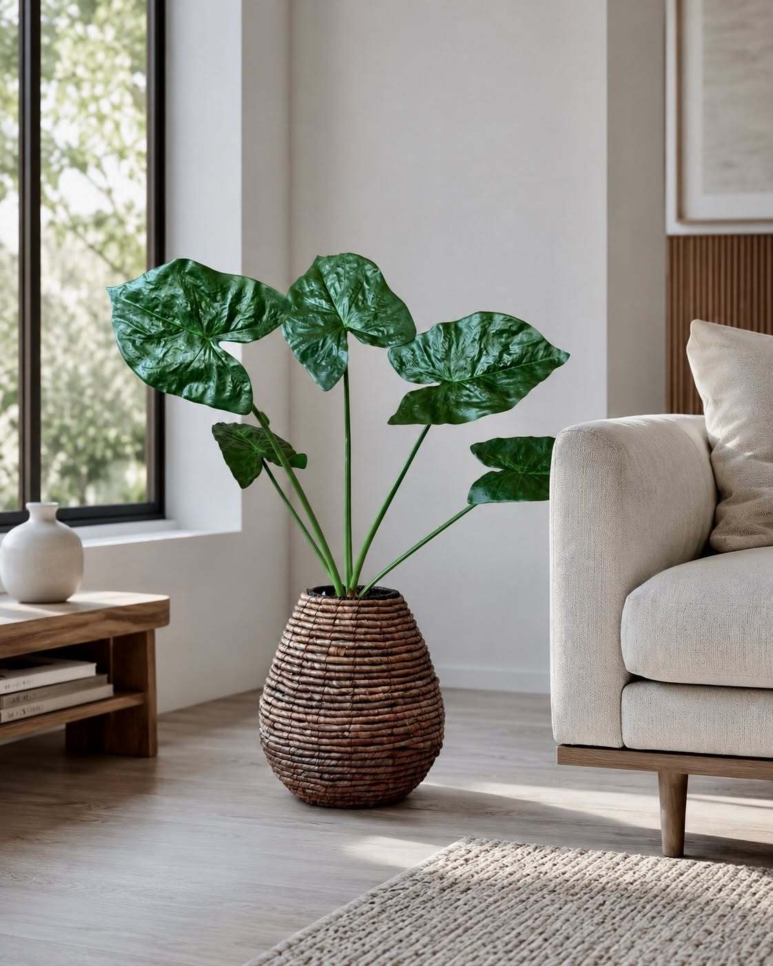 Plante Alocasia Big H:79 cm Grøn