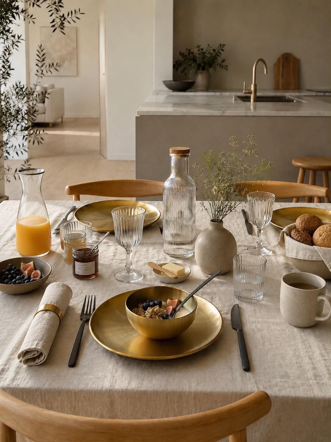 Tallerken Golden – Rustfrit stål