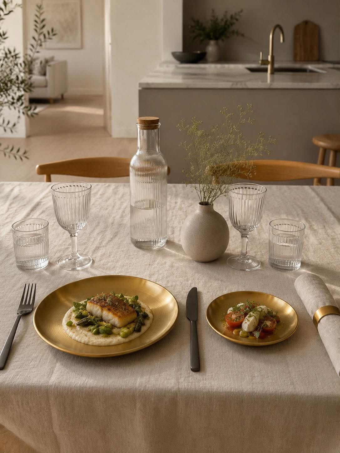 Tallerken Golden – Rustfrit stål
