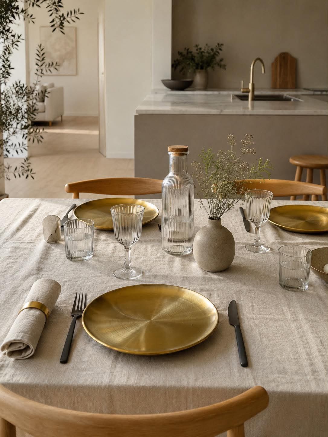 Tallerken Golden – Rustfrit stål