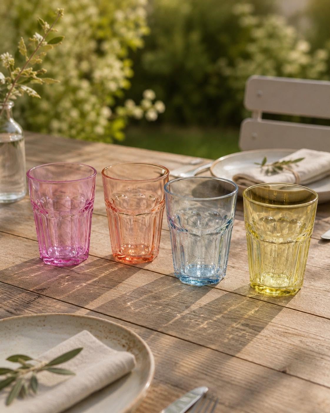 Drikkeglas COLOR - Pakke med 4 stk