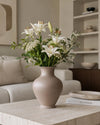 Vase metal - Brown 31 cm