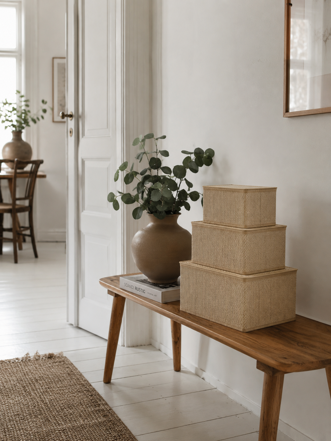 Vase metal - Brown 23 cm